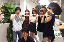 カメラマンさんとみんなでハイ!ポーズ!